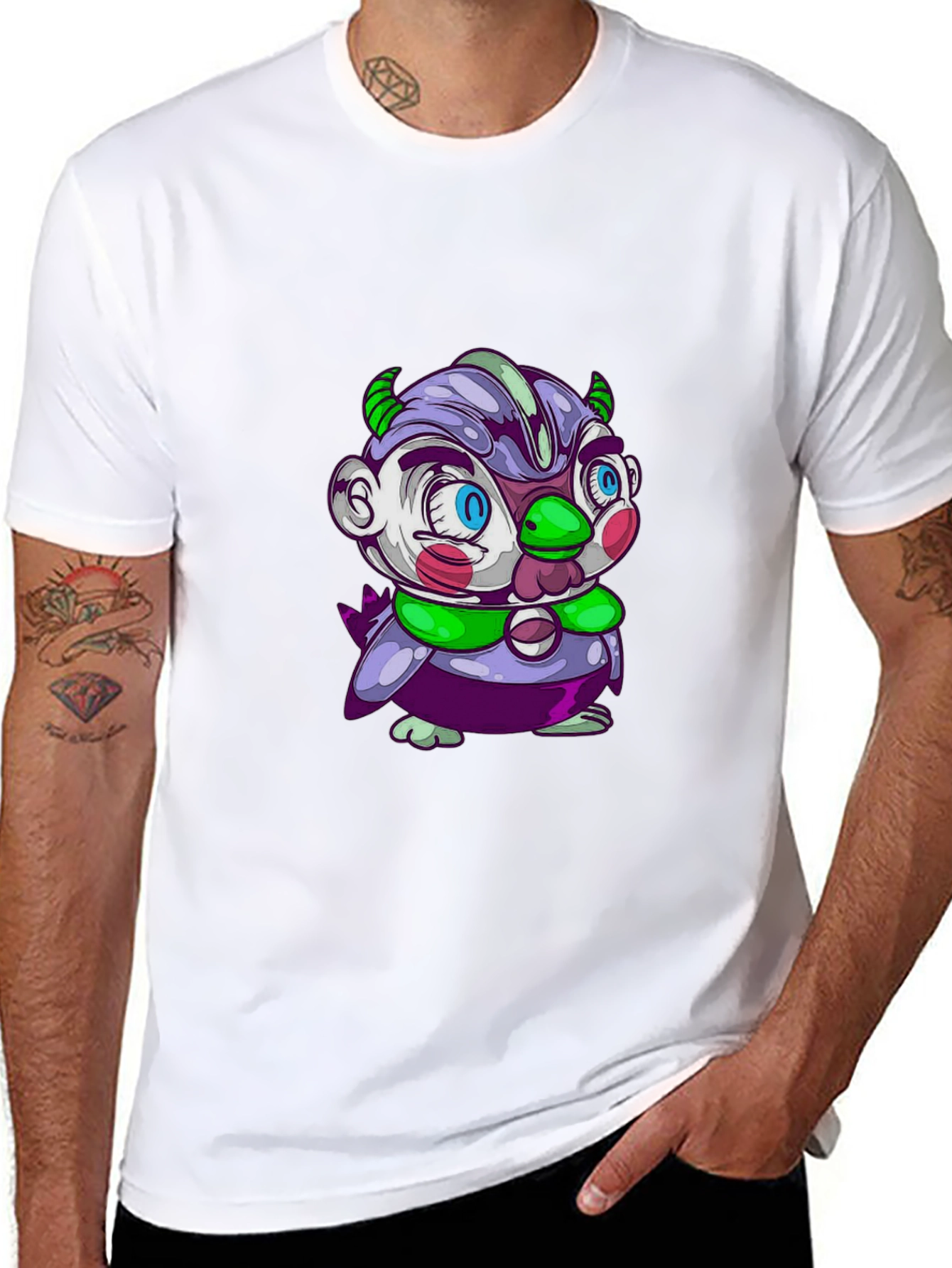 Cartoon Character Graphic Tee