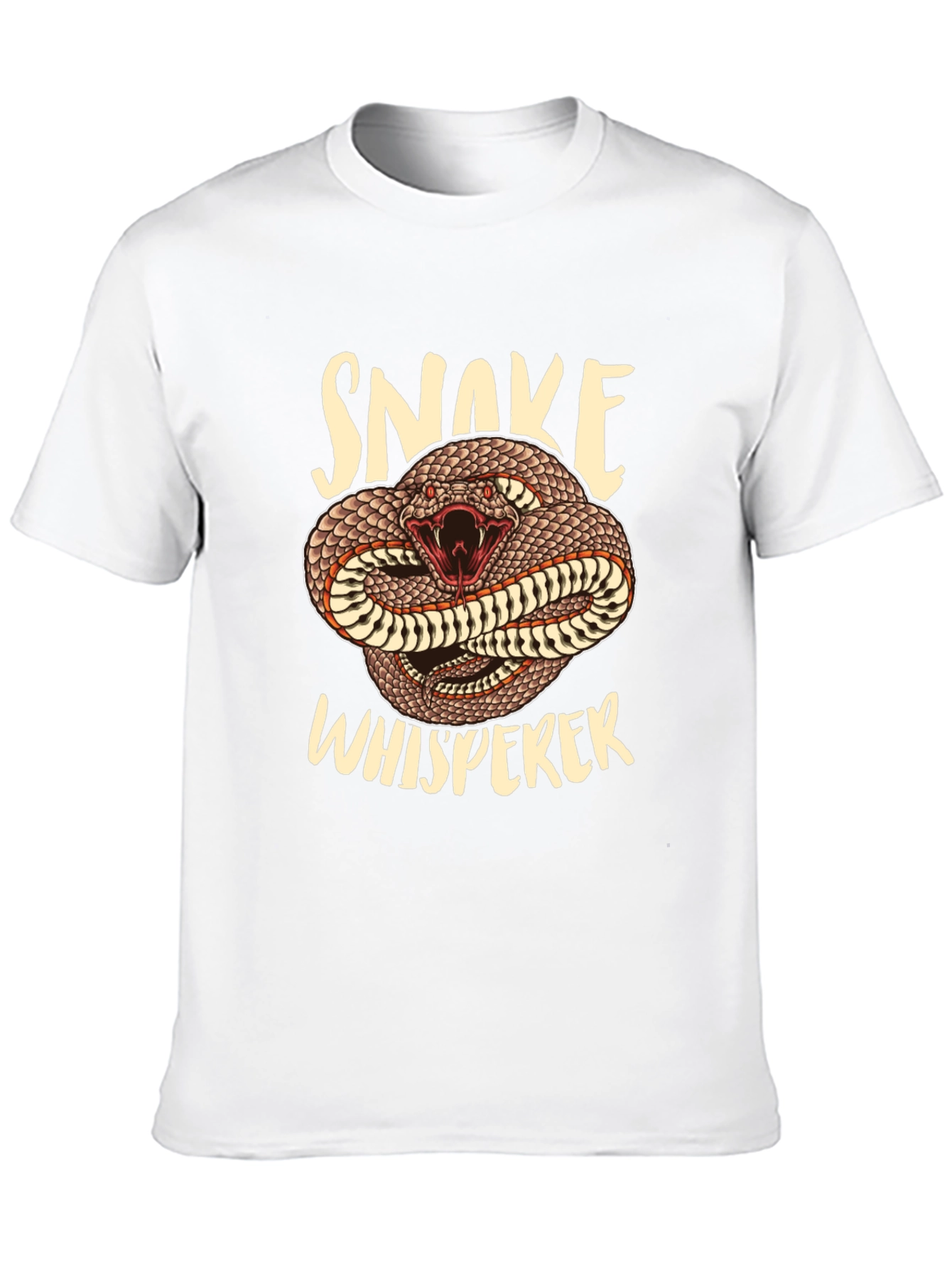 Snake Whisperer Graphic Tee - Mens Black T-Shirt