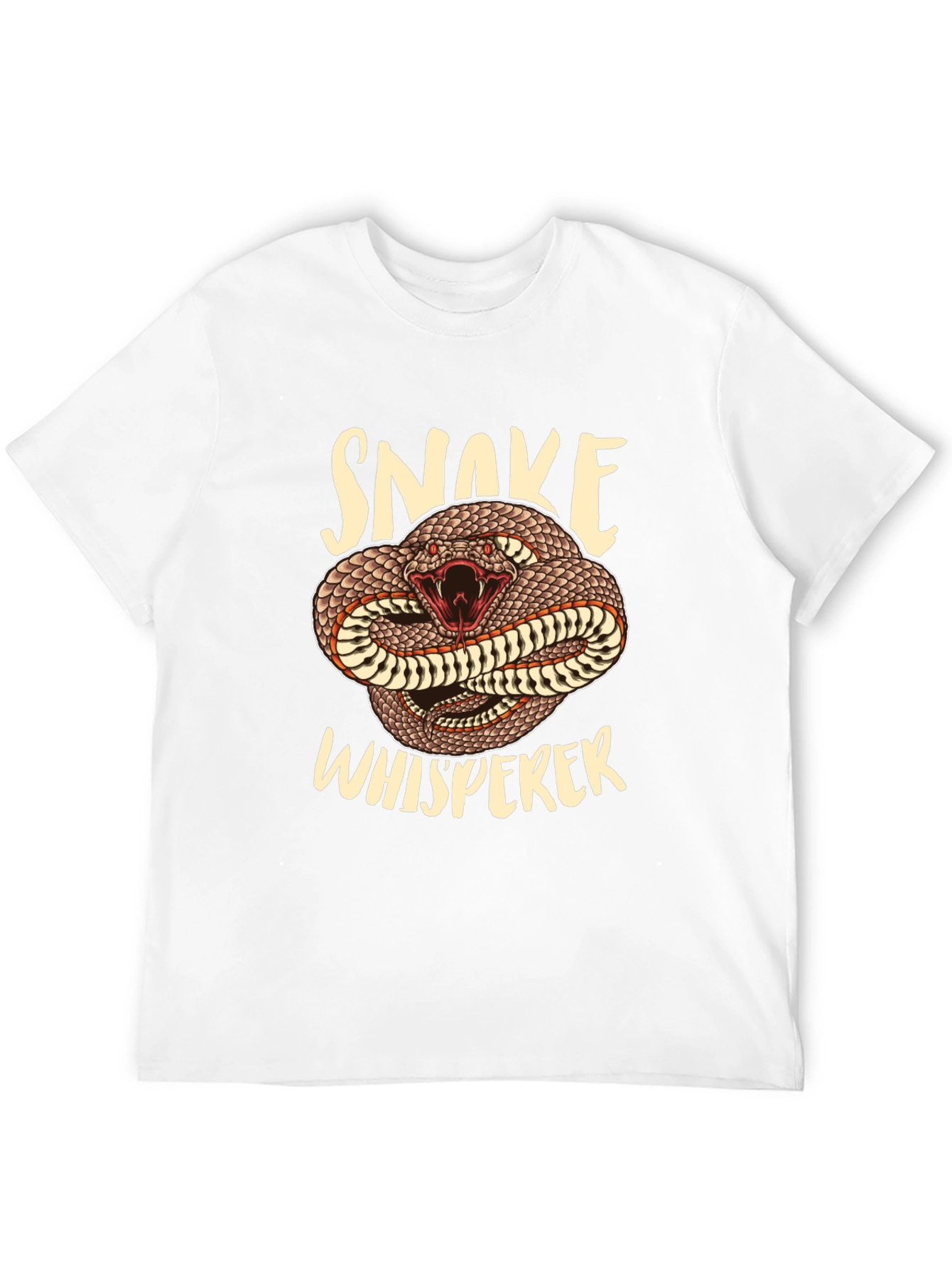 Snake Whisperer Graphic Tee - Mens Black T-Shirt