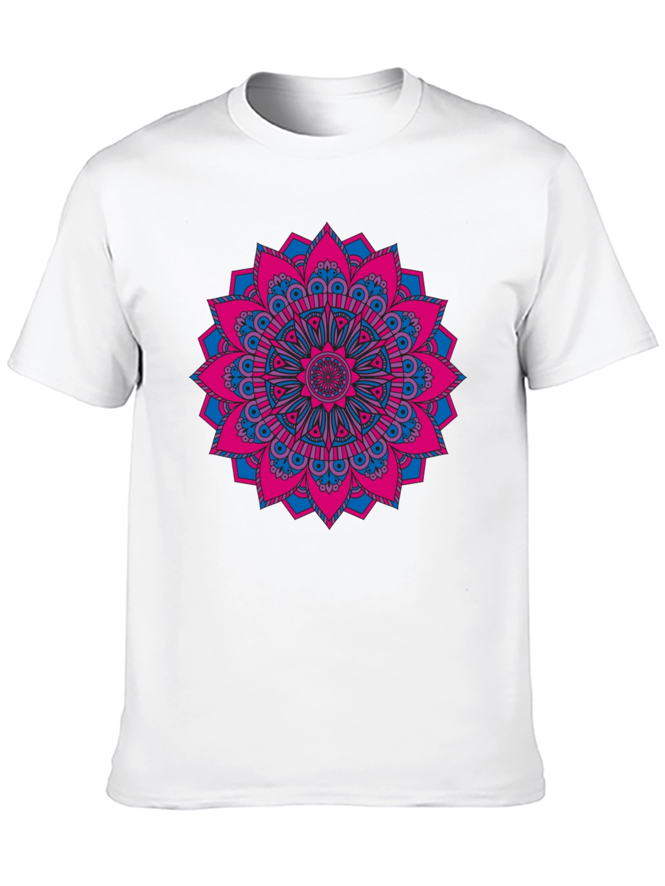 Mandala Graphic Print Black T-Shirt
