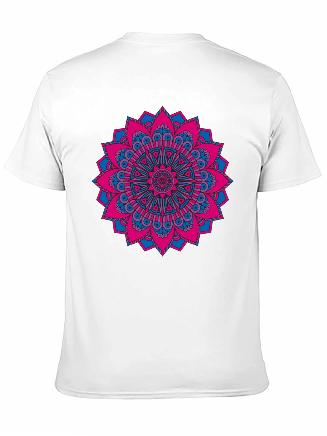 Mandala Graphic Print Black T-Shirt