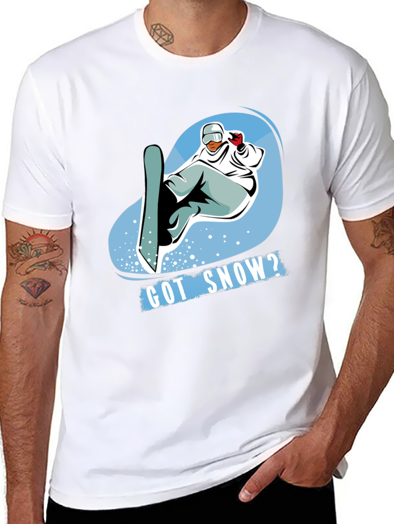 Got Snow? Snowboard Graphic Tee - Winter Sports