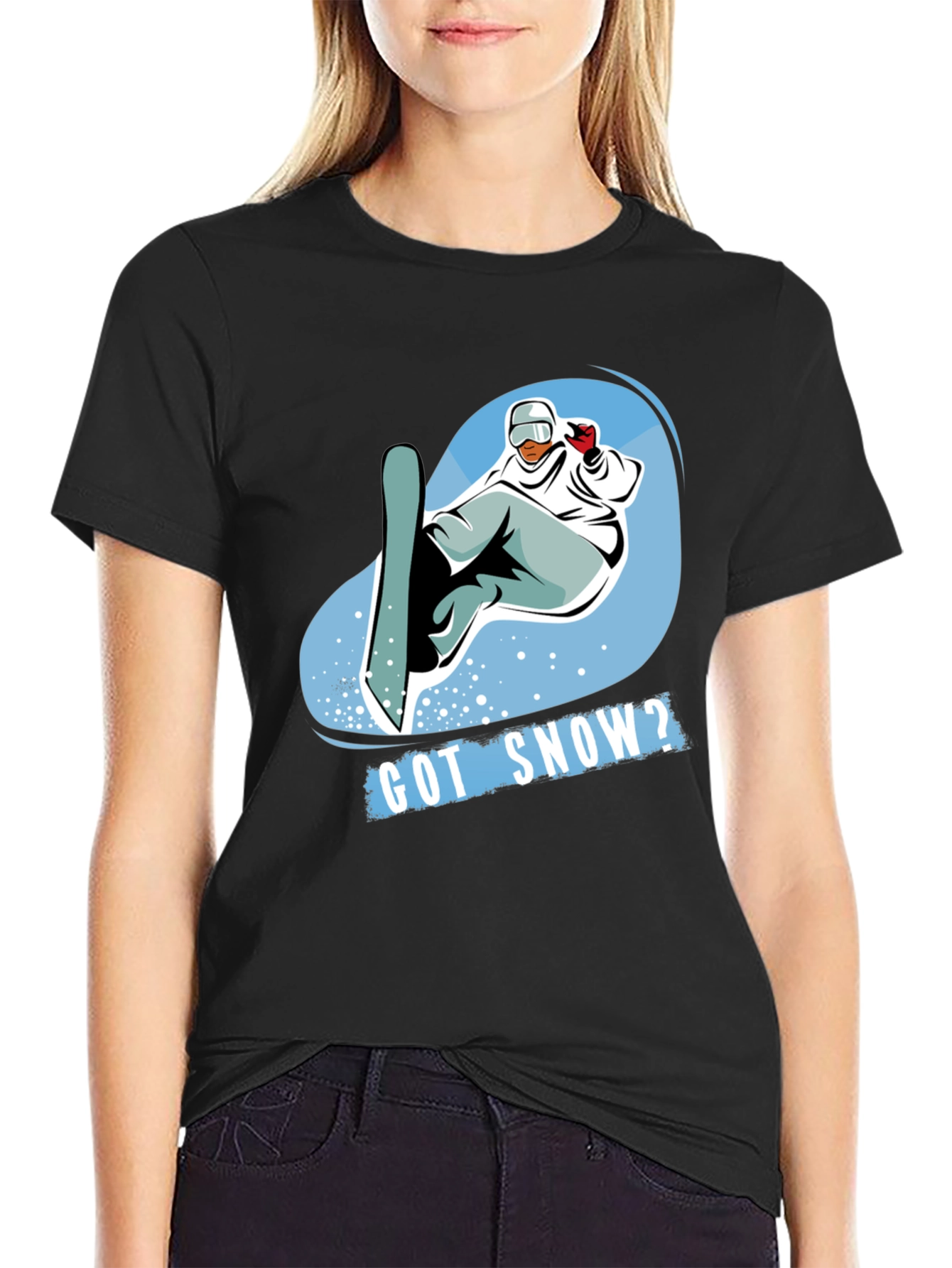 Got Snow? Snowboard Graphic Tee - Winter Sports
