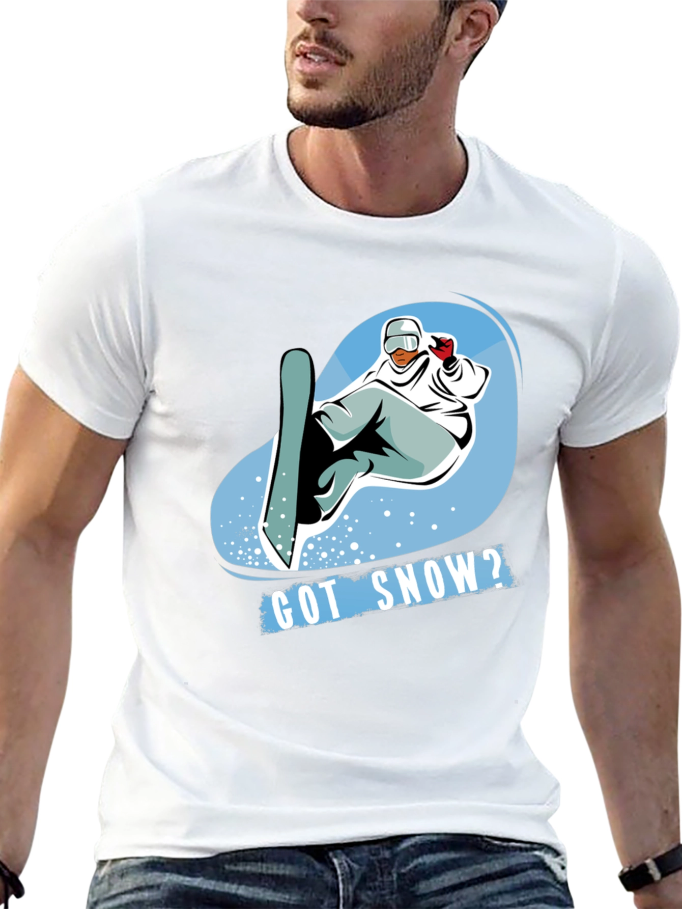 Got Snow? Snowboard Graphic Tee - Winter Sports