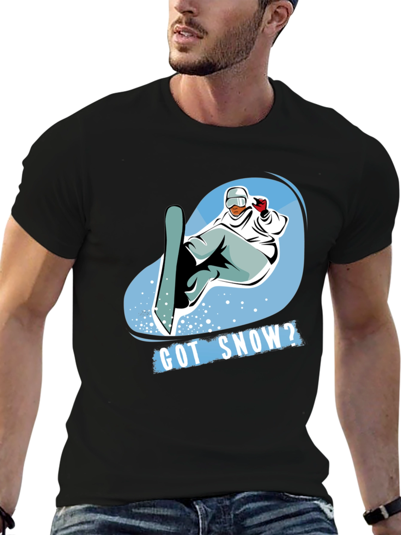 Got Snow? Snowboard Graphic Tee - Winter Sports