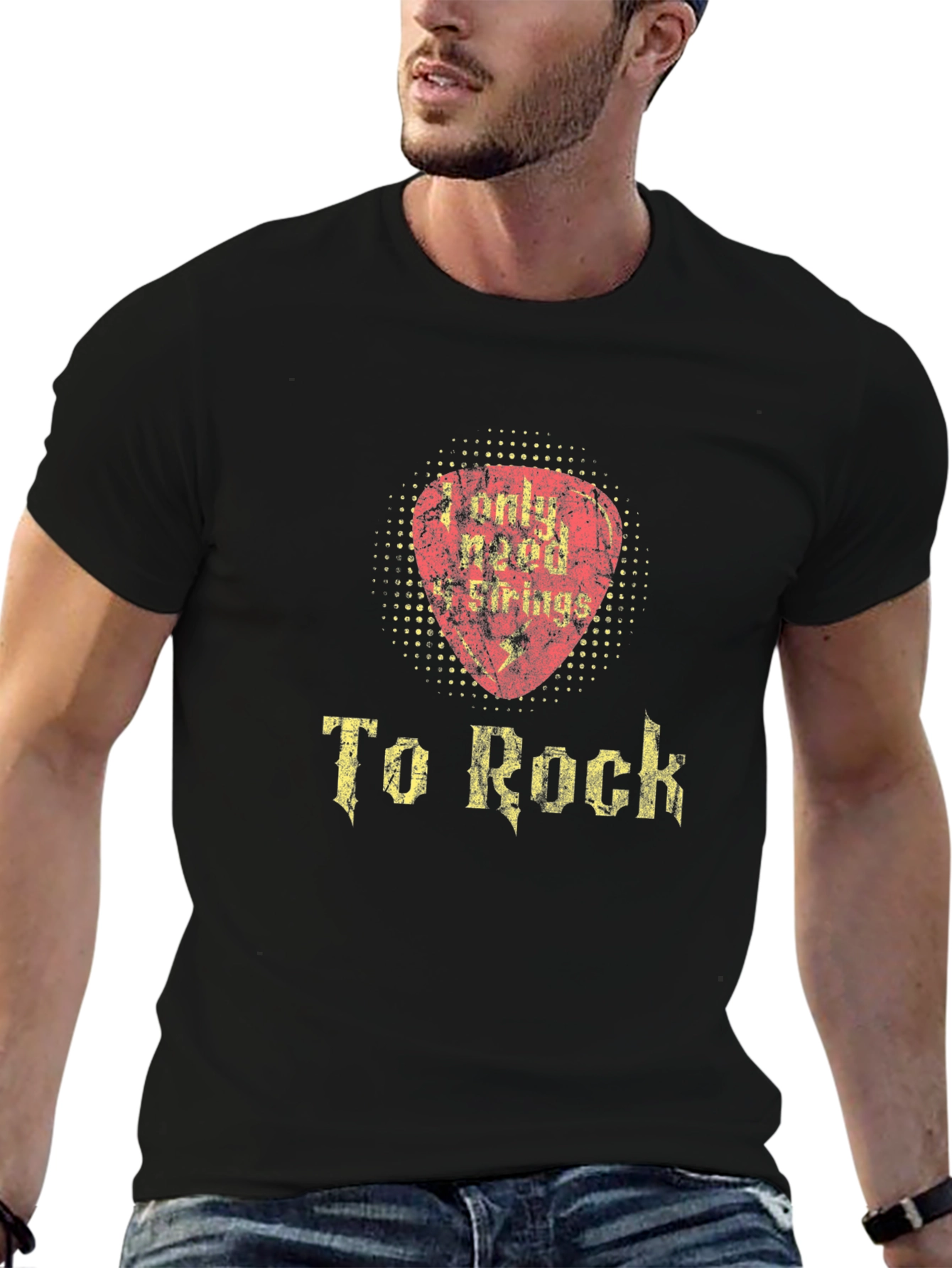 Rock & Roll Guitar Pick T-Shirt