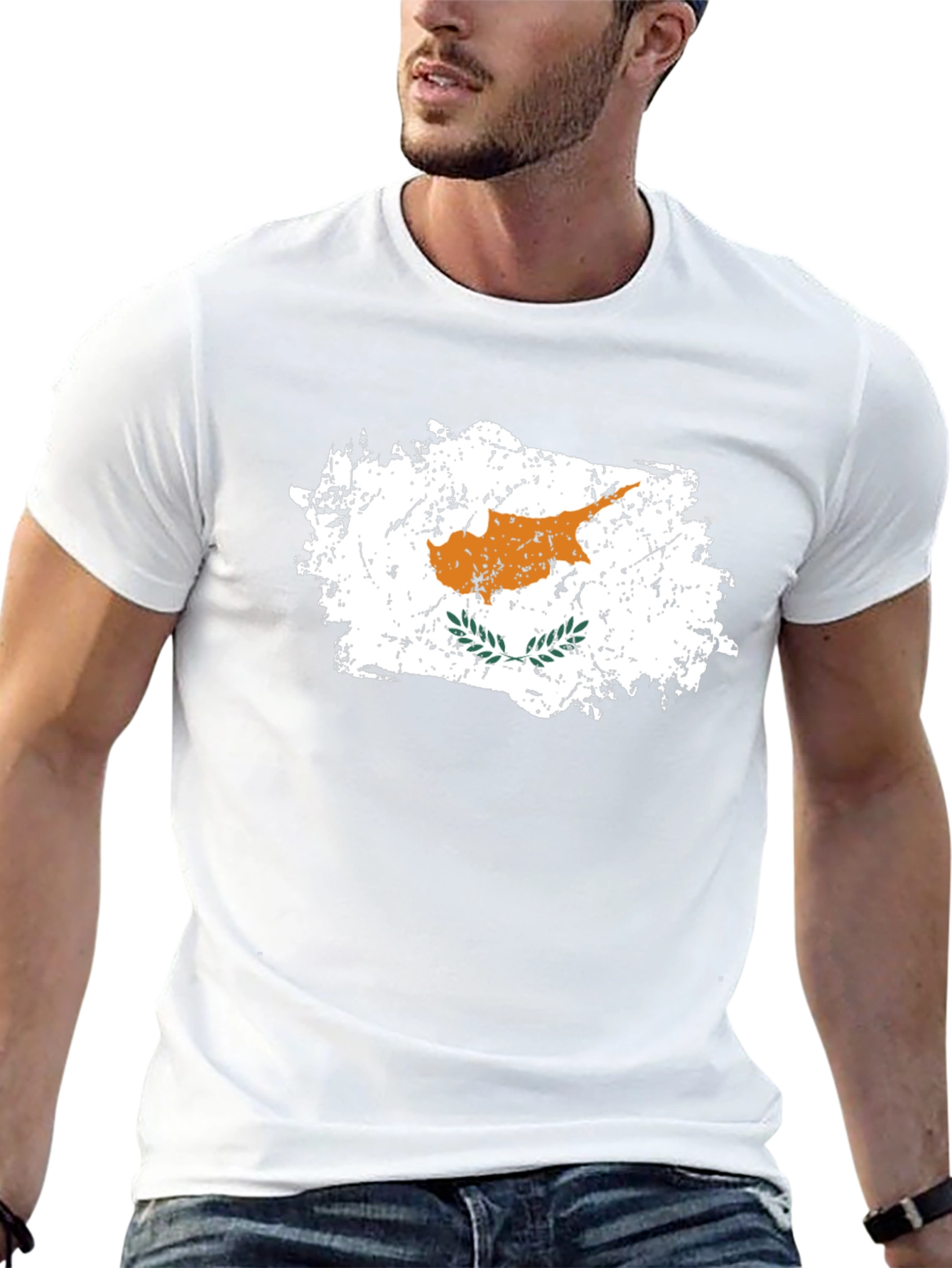 Cyprus Flag T-Shirt - Distressed Island Pride