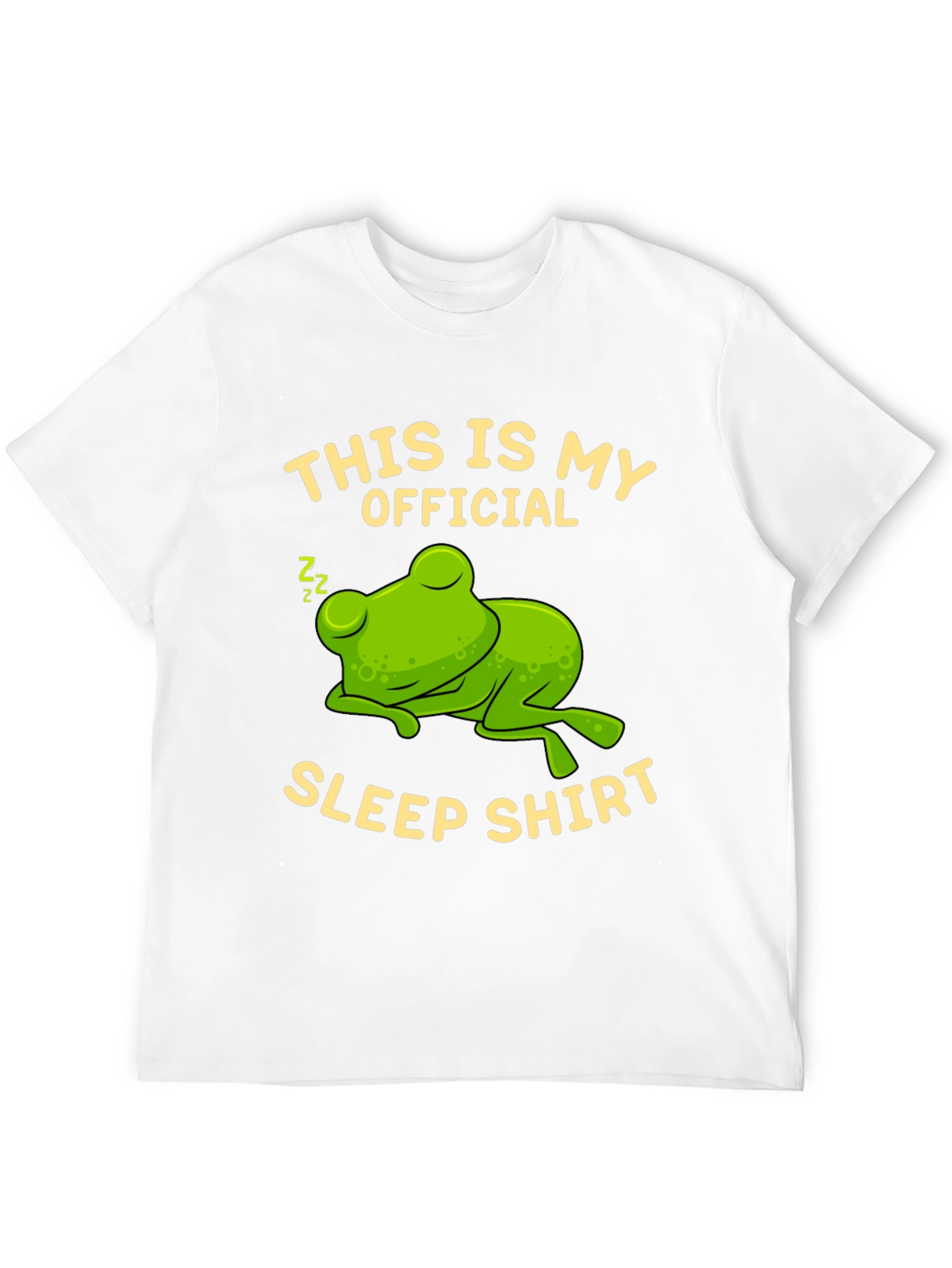 Funny Frog Sleep Shirt - Official Nap T-Shirt