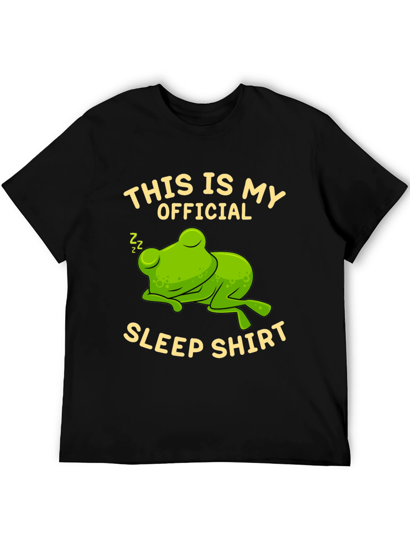 Funny Frog Sleep Shirt - Official Nap T-Shirt