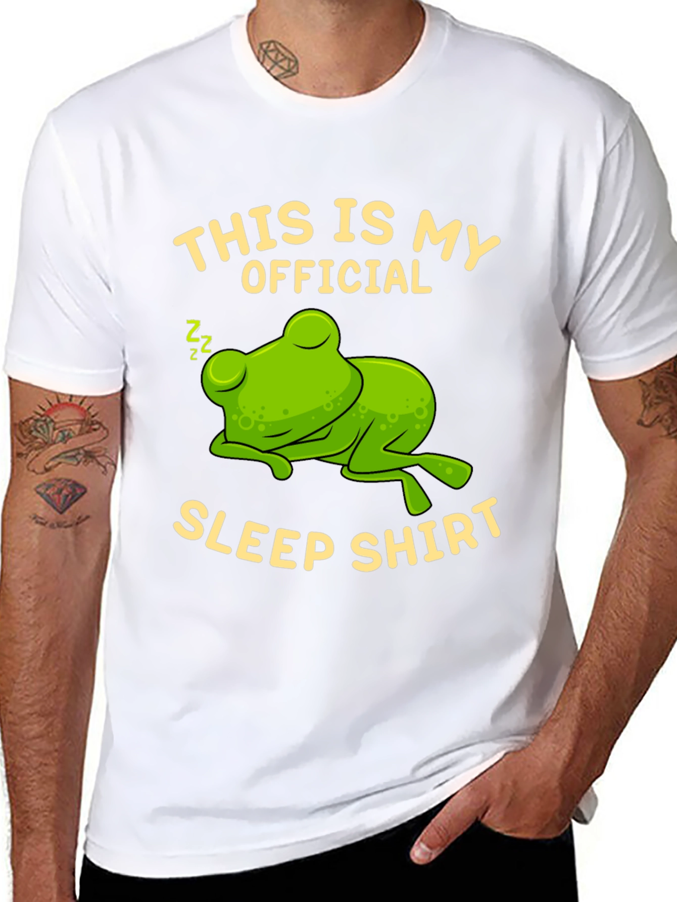 Funny Frog Sleep Shirt - Official Nap T-Shirt