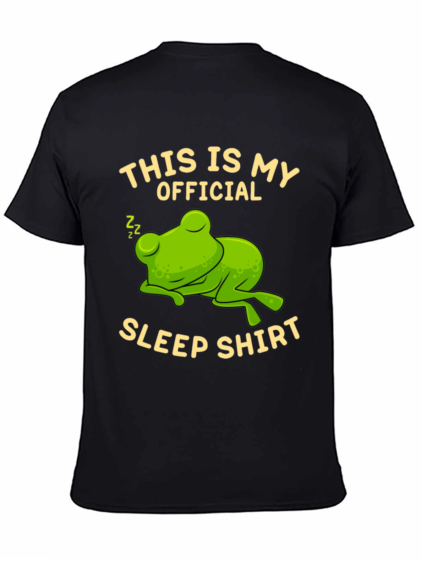 Funny Frog Sleep Shirt - Official Nap T-Shirt