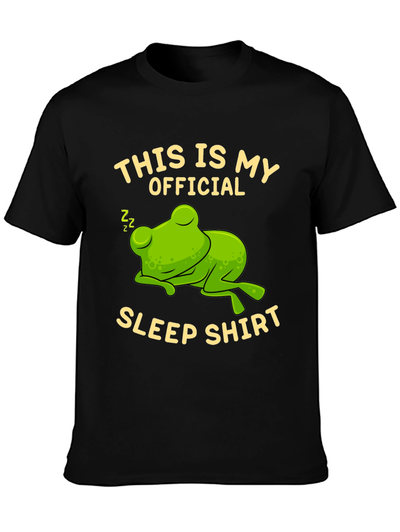 Funny Frog Sleep Shirt - Official Nap T-Shirt