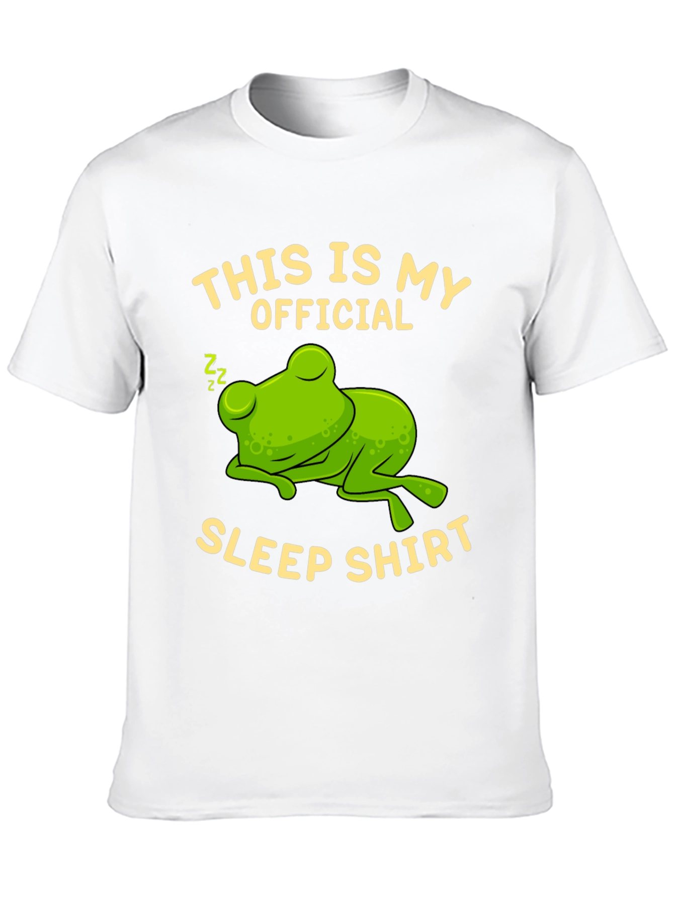 Funny Frog Sleep Shirt - Official Nap T-Shirt