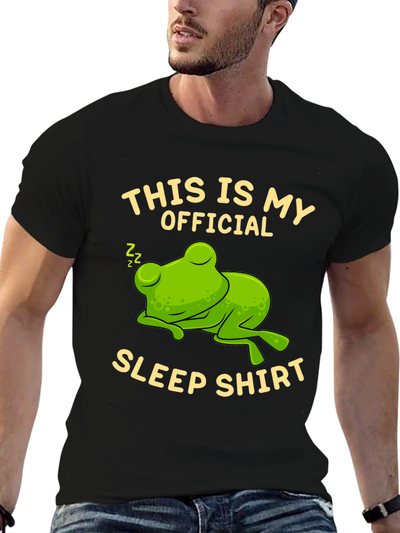 Funny Frog Sleep Shirt - Official Nap T-Shirt