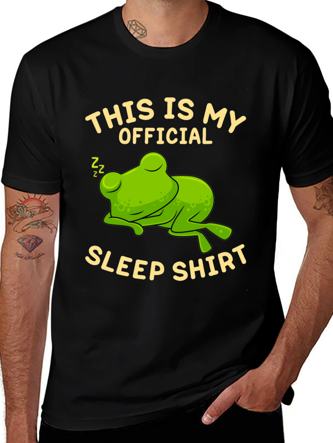 Funny Frog Sleep Shirt - Official Nap T-Shirt