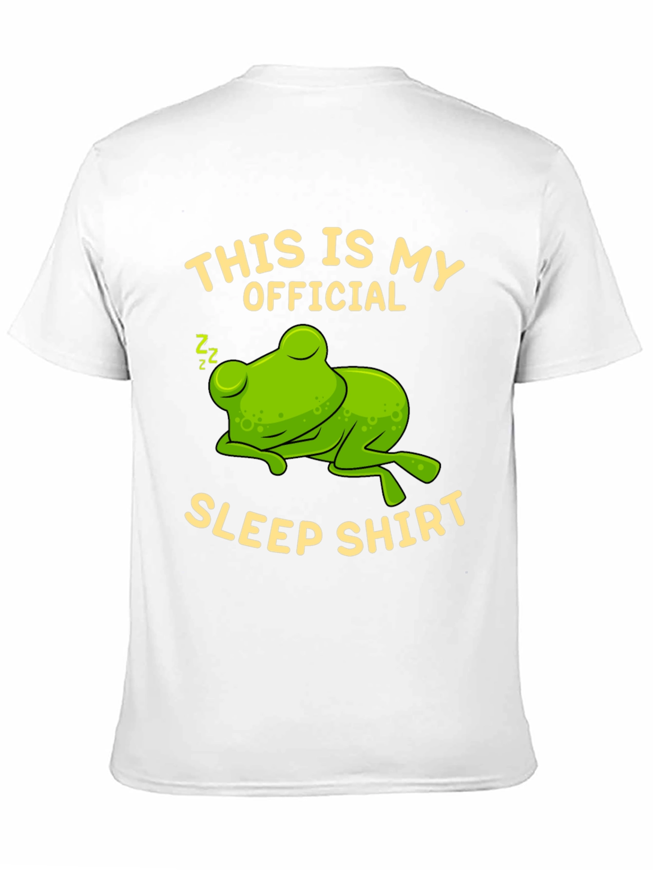 Funny Frog Sleep Shirt - Official Nap T-Shirt