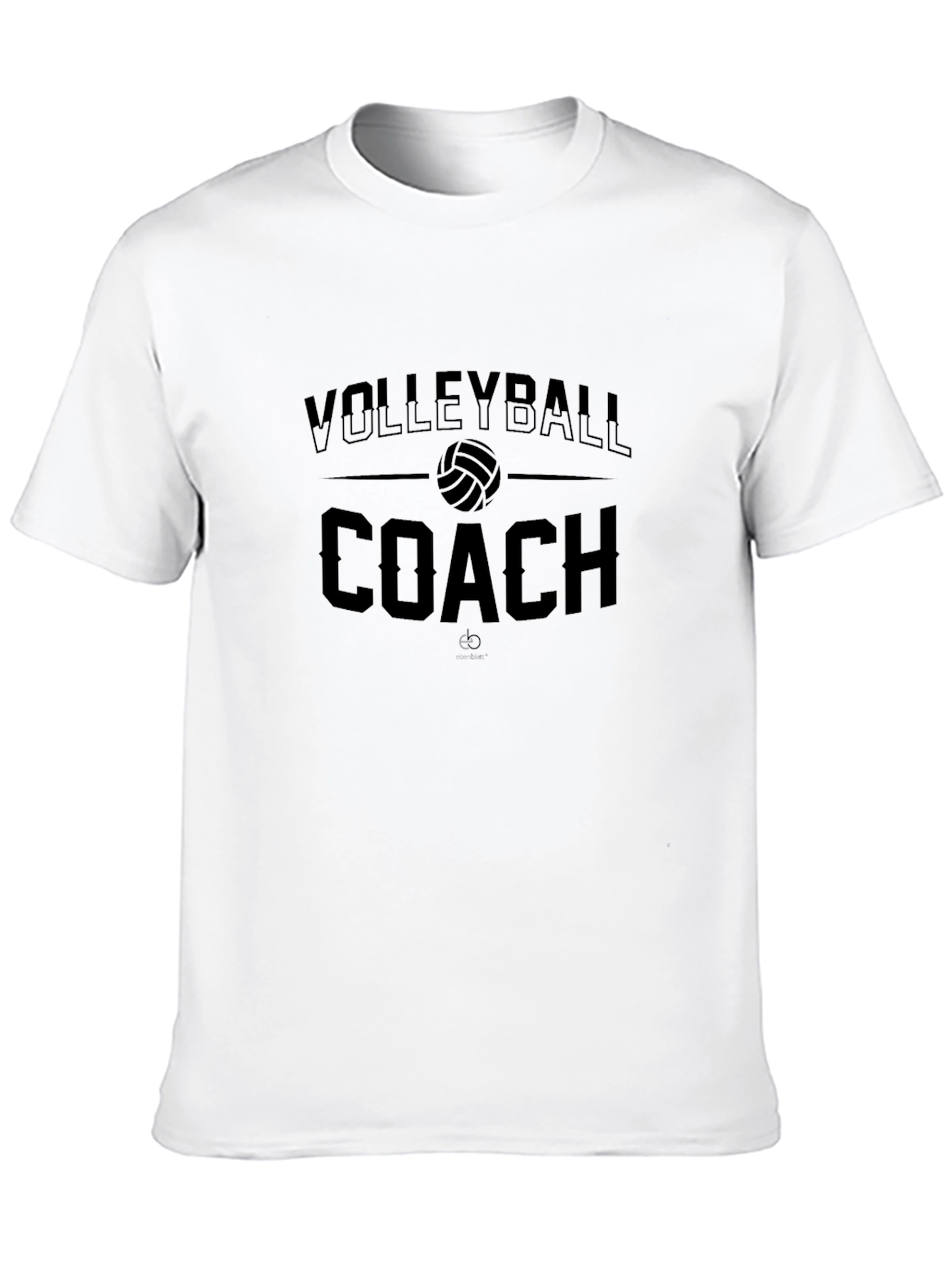 Volleyball Coach Graphic Tee - Black