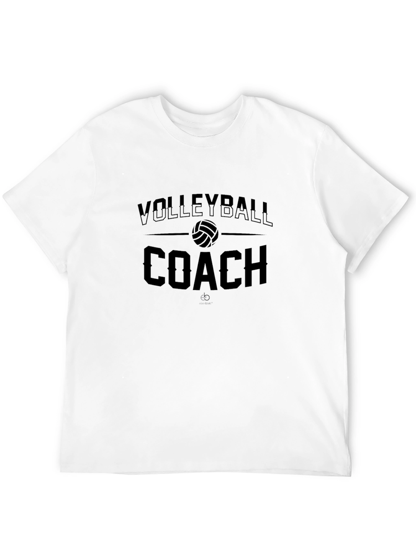 Volleyball Coach Graphic Tee - Black