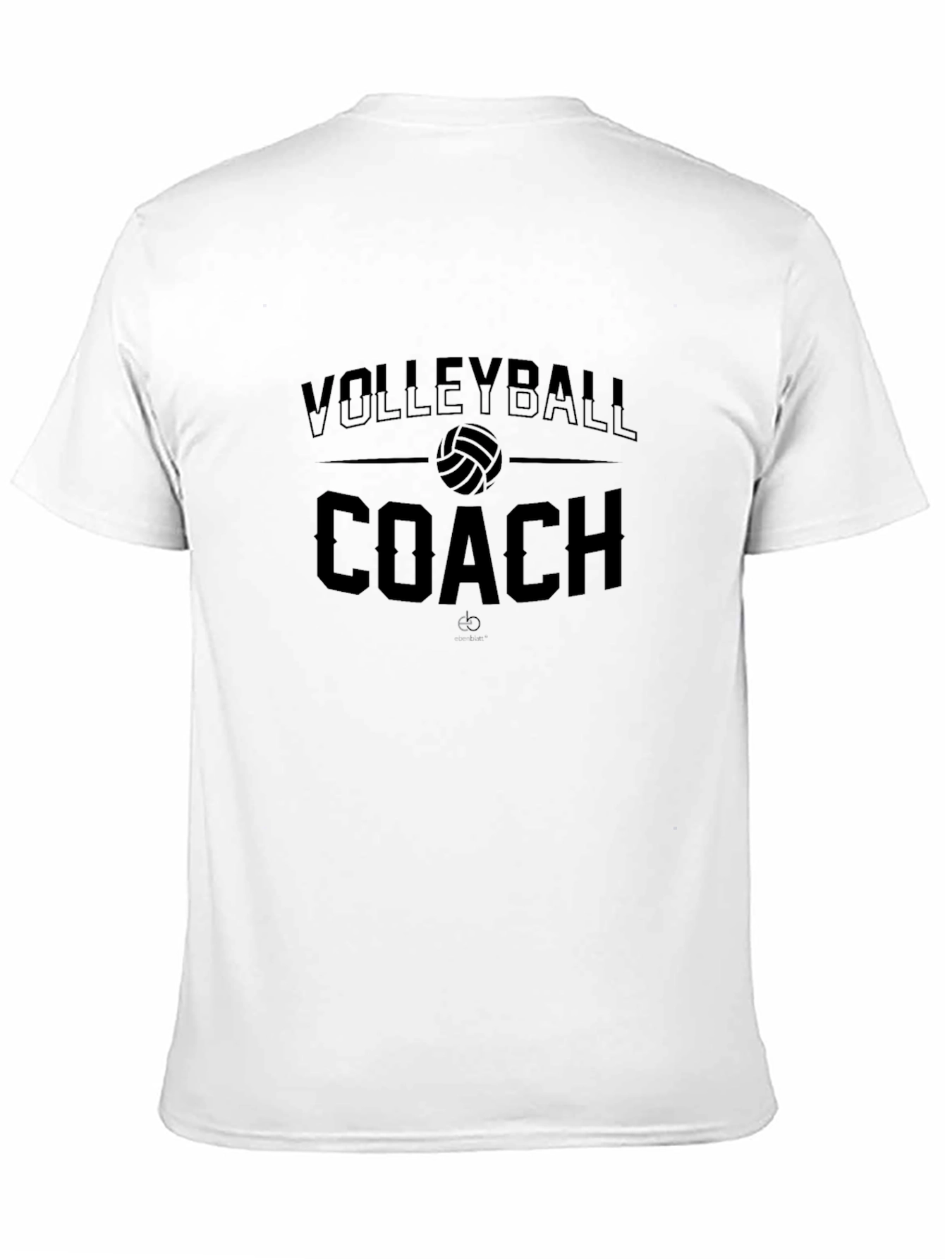 Volleyball Coach Graphic Tee - Black