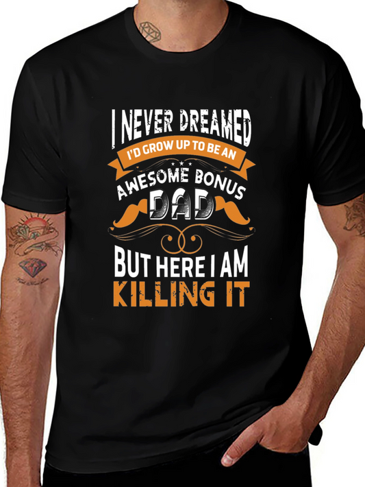 Awesome Bonus Dad Graphic Tee