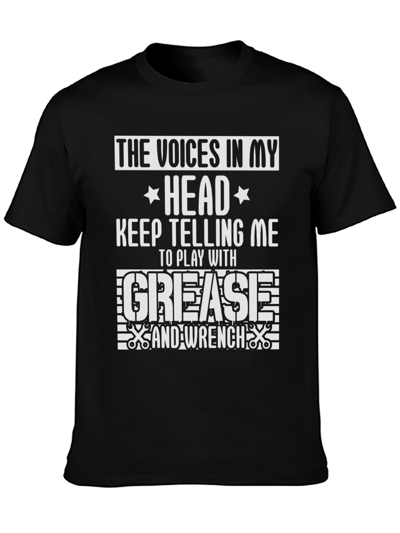Voices In My Head Grease & Wrench T-Shirt