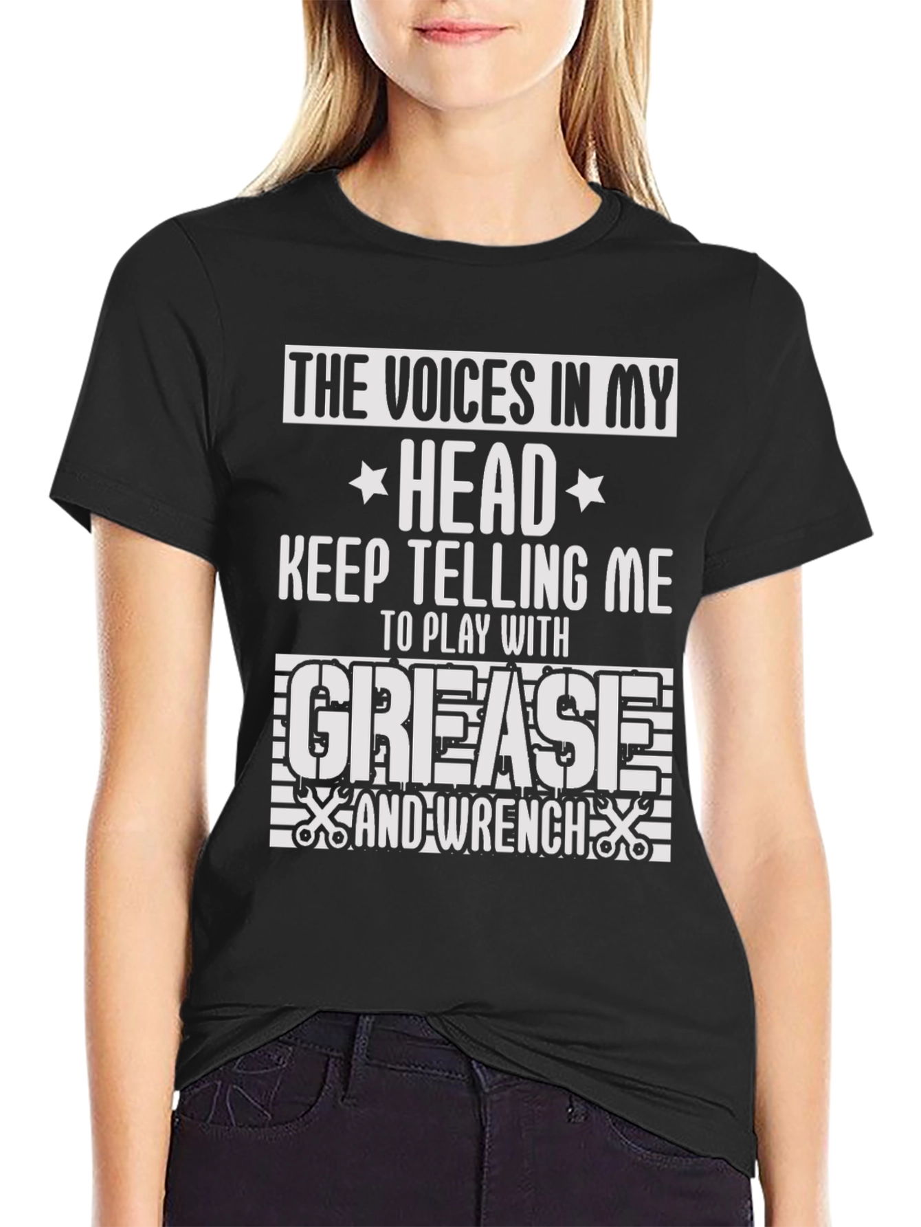 Voices In My Head Grease & Wrench T-Shirt