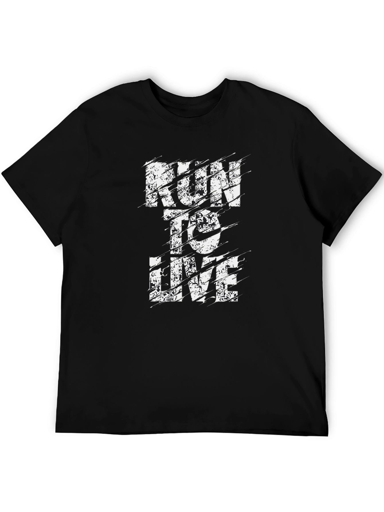 Run to Live Graphic Print T-Shirt