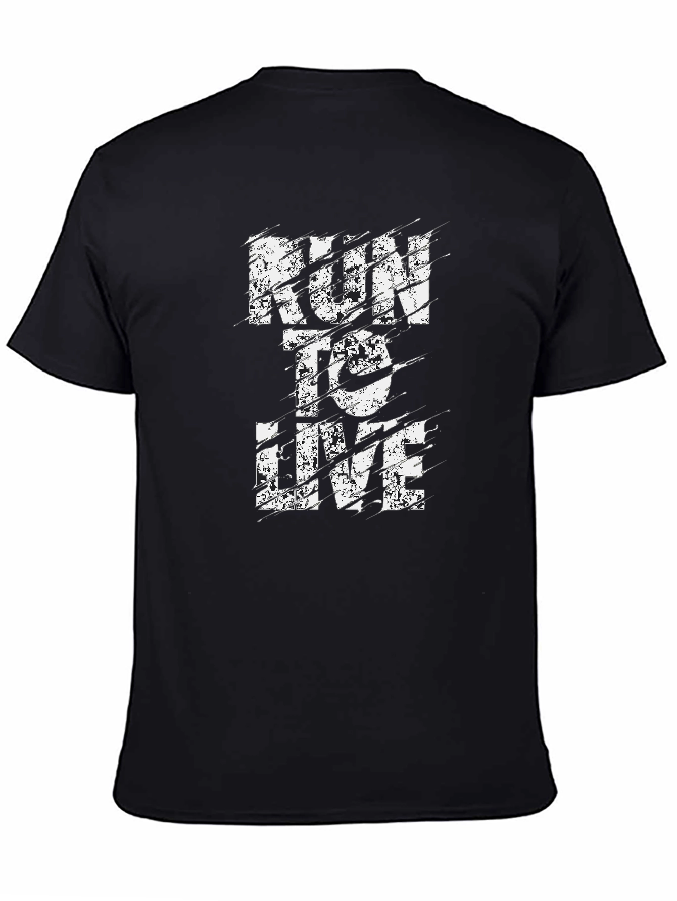 Run to Live Graphic Print T-Shirt