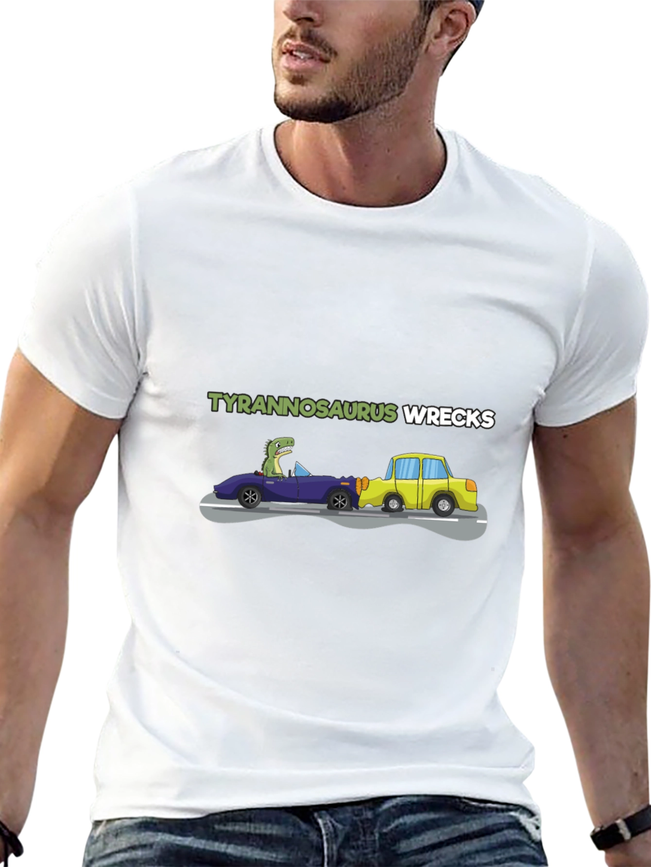 Tyrannosaurus Wrecks Graphic T-Shirt