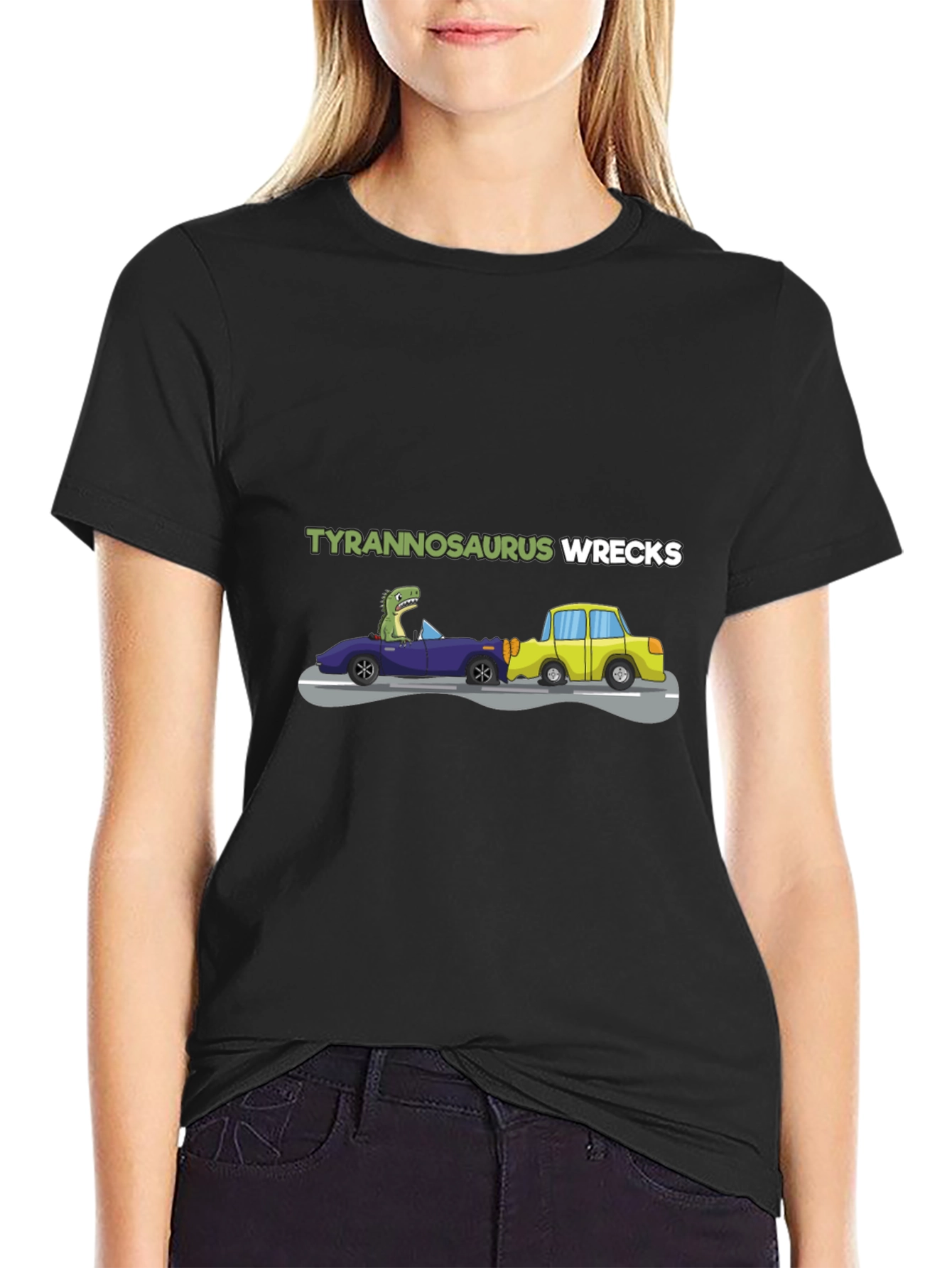 Tyrannosaurus Wrecks Graphic T-Shirt