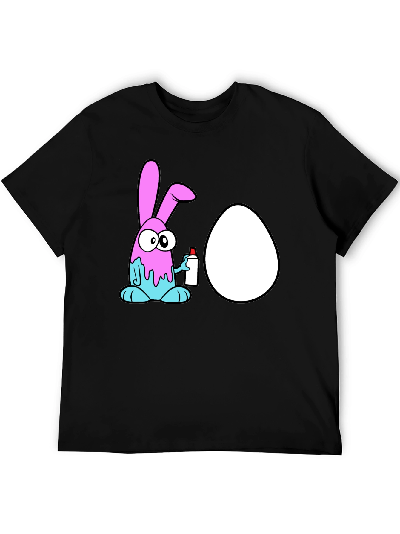 Fun Easter Bunny Spraying Egg T-Shirt