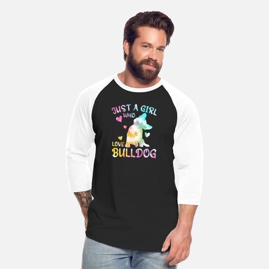Just A Girl Who Love BullDog Tie Dye Gift For Teen