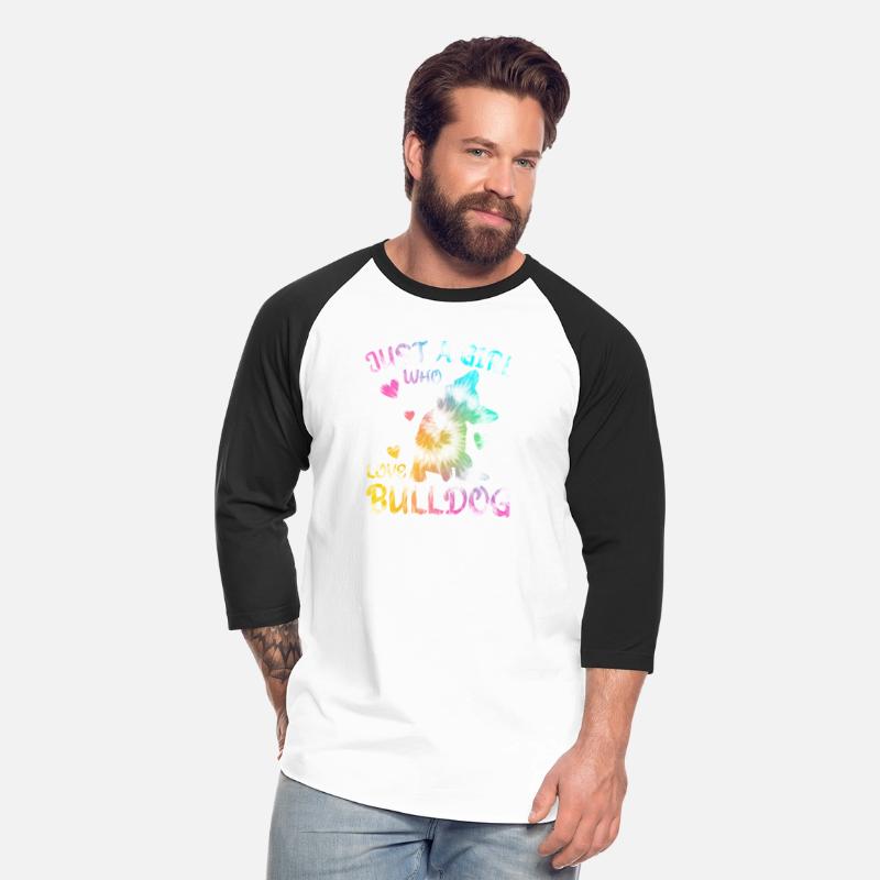 Just A Girl Who Love BullDog Tie Dye Gift For Teen