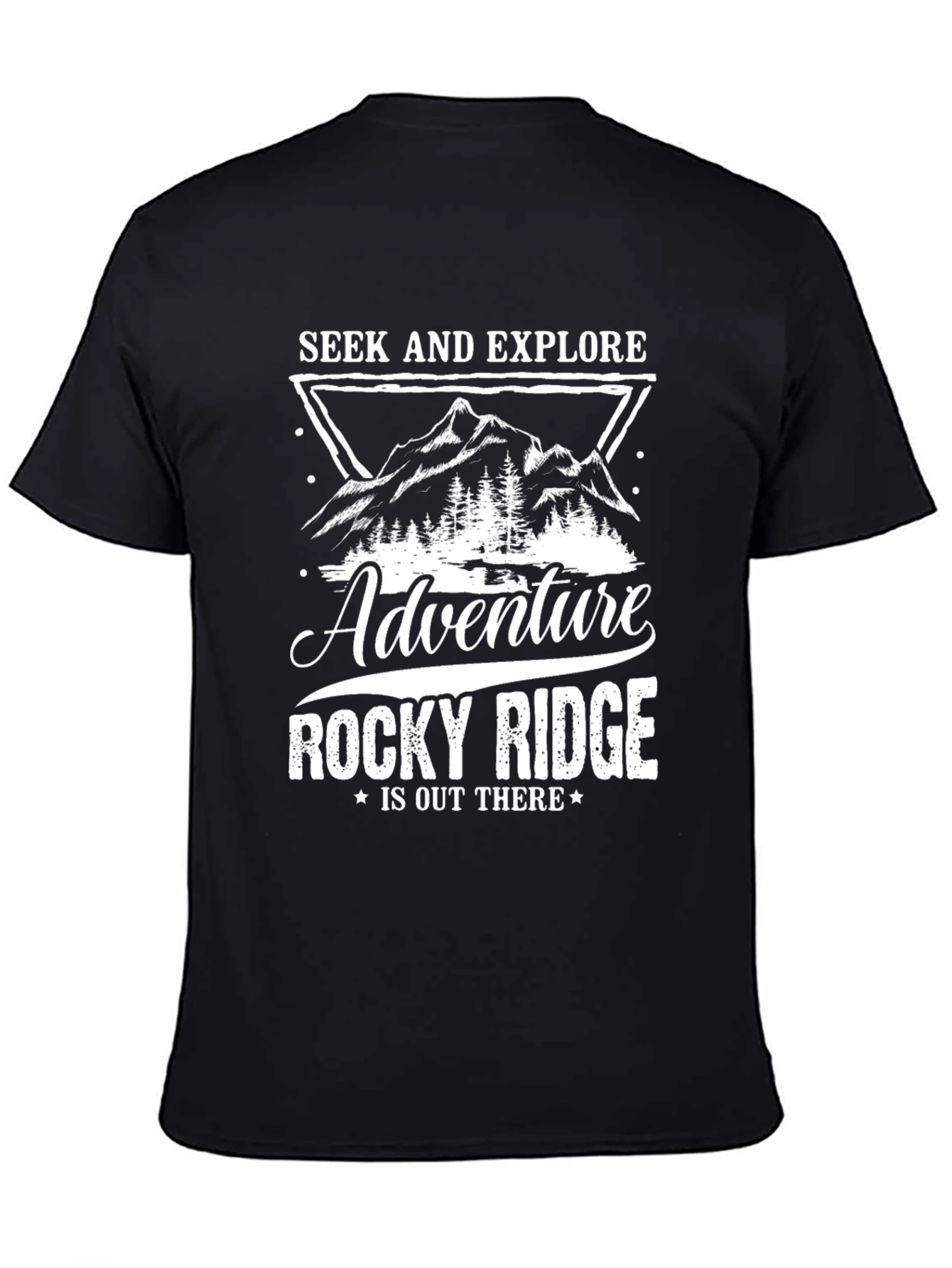 Adventure Seeker Black T-Shirt