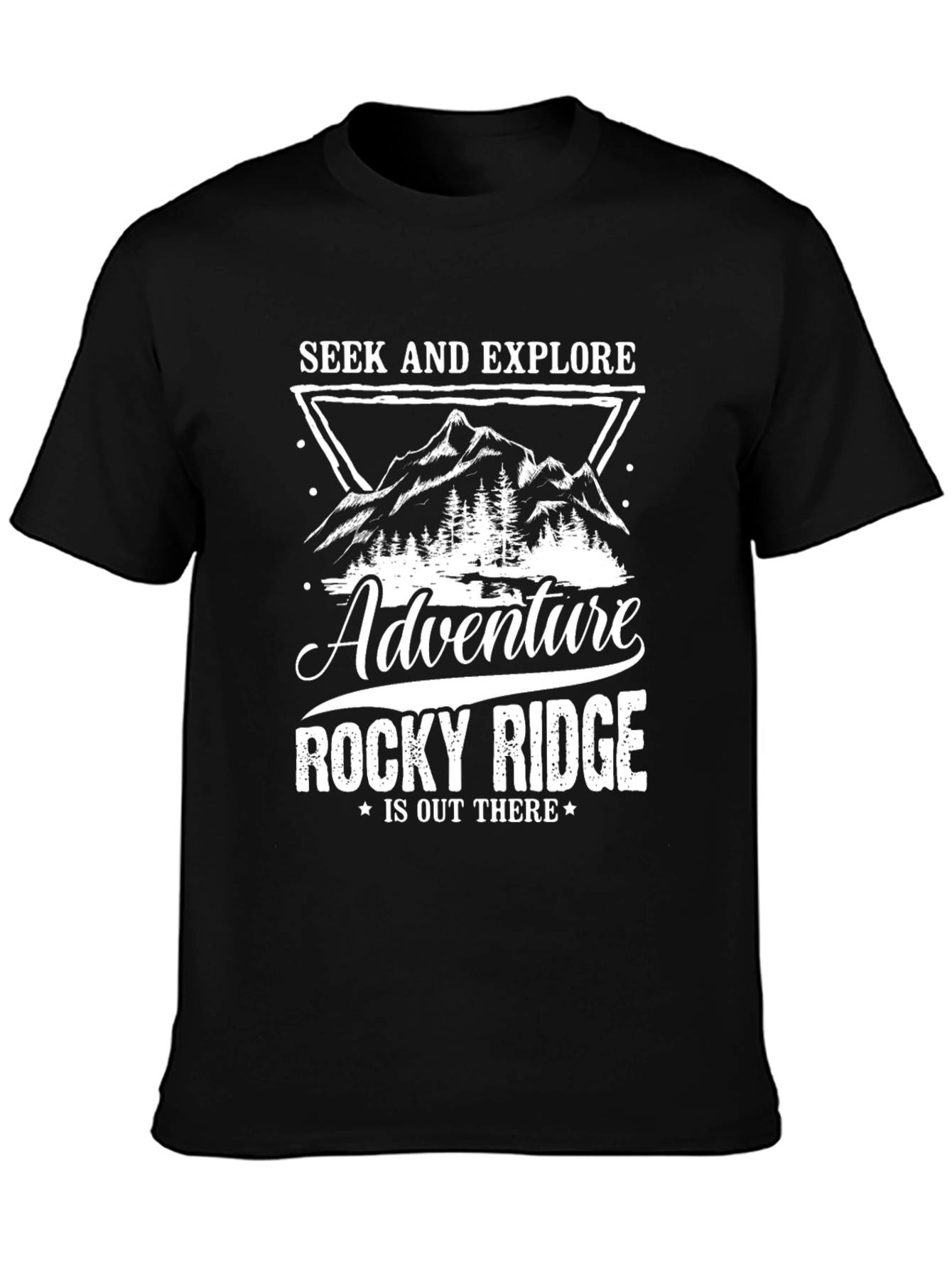 Adventure Seeker Black T-Shirt