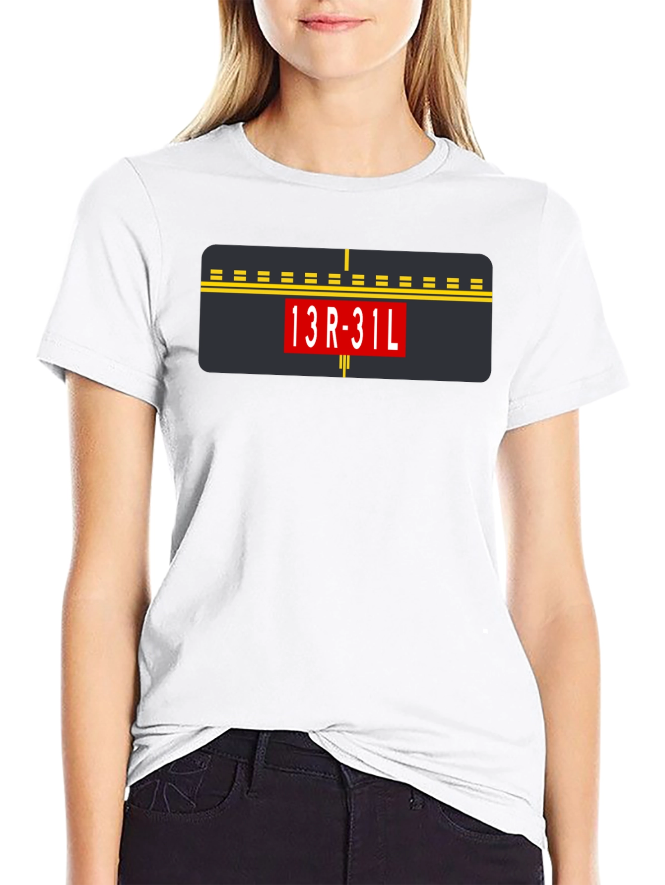 Airport Runway 13R-31L Graphic Tee