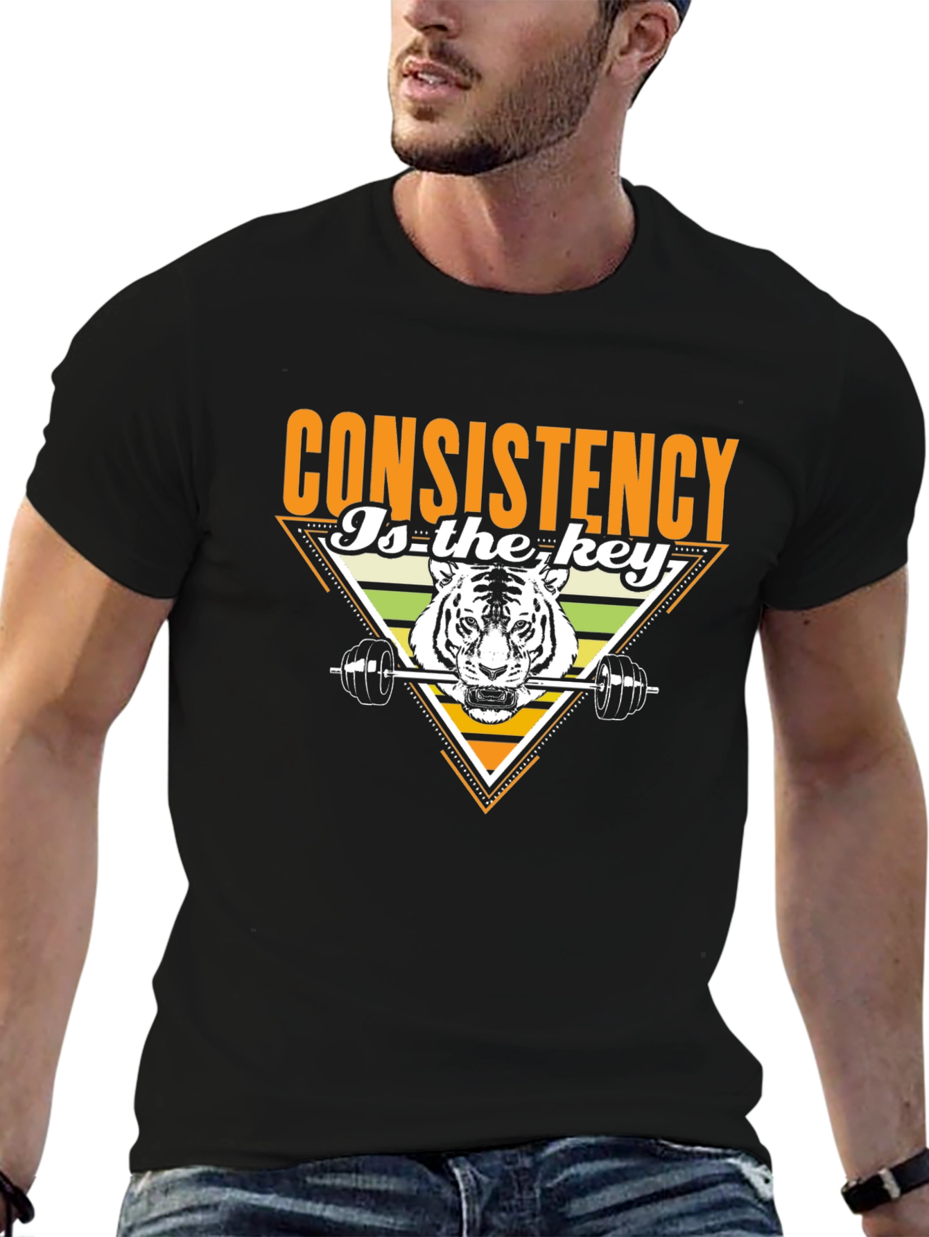 Consistency Tiger Gym T-Shirt