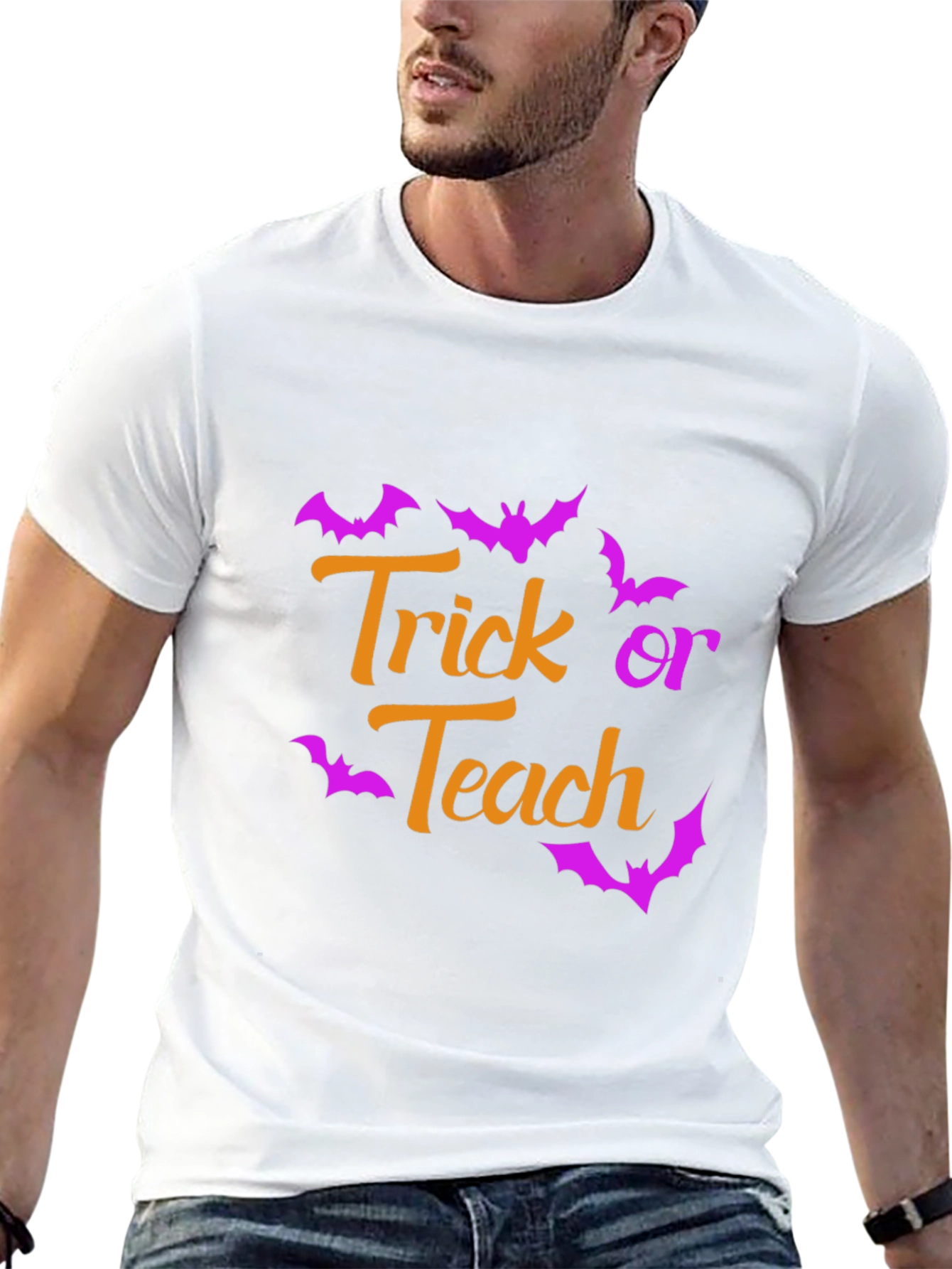 Trick or Teach Halloween Teacher T-Shirt