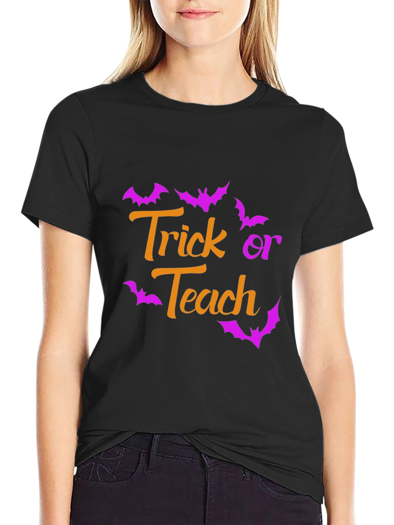 Trick or Teach Halloween Teacher T-Shirt