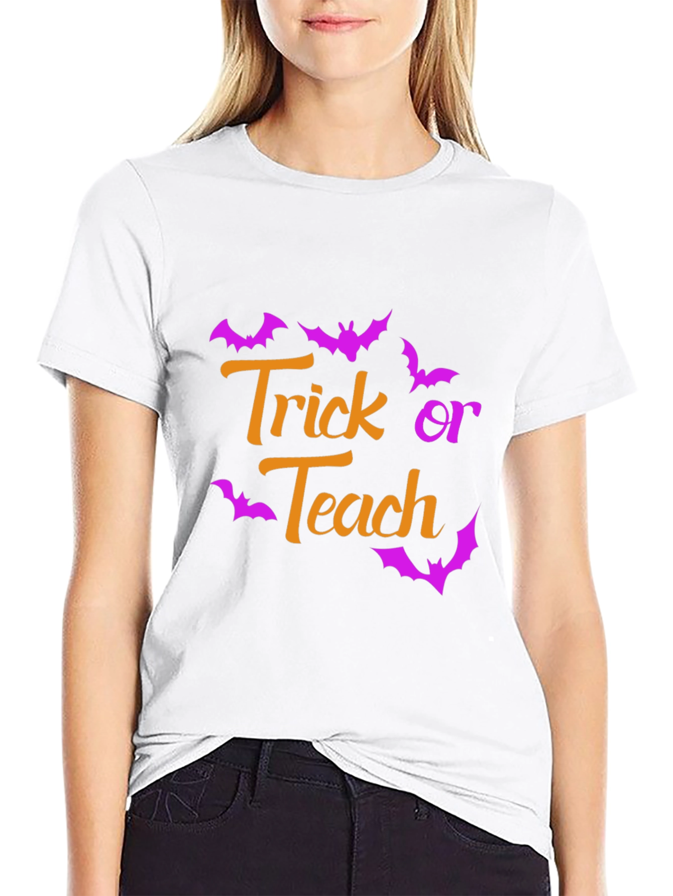 Trick or Teach Halloween Teacher T-Shirt