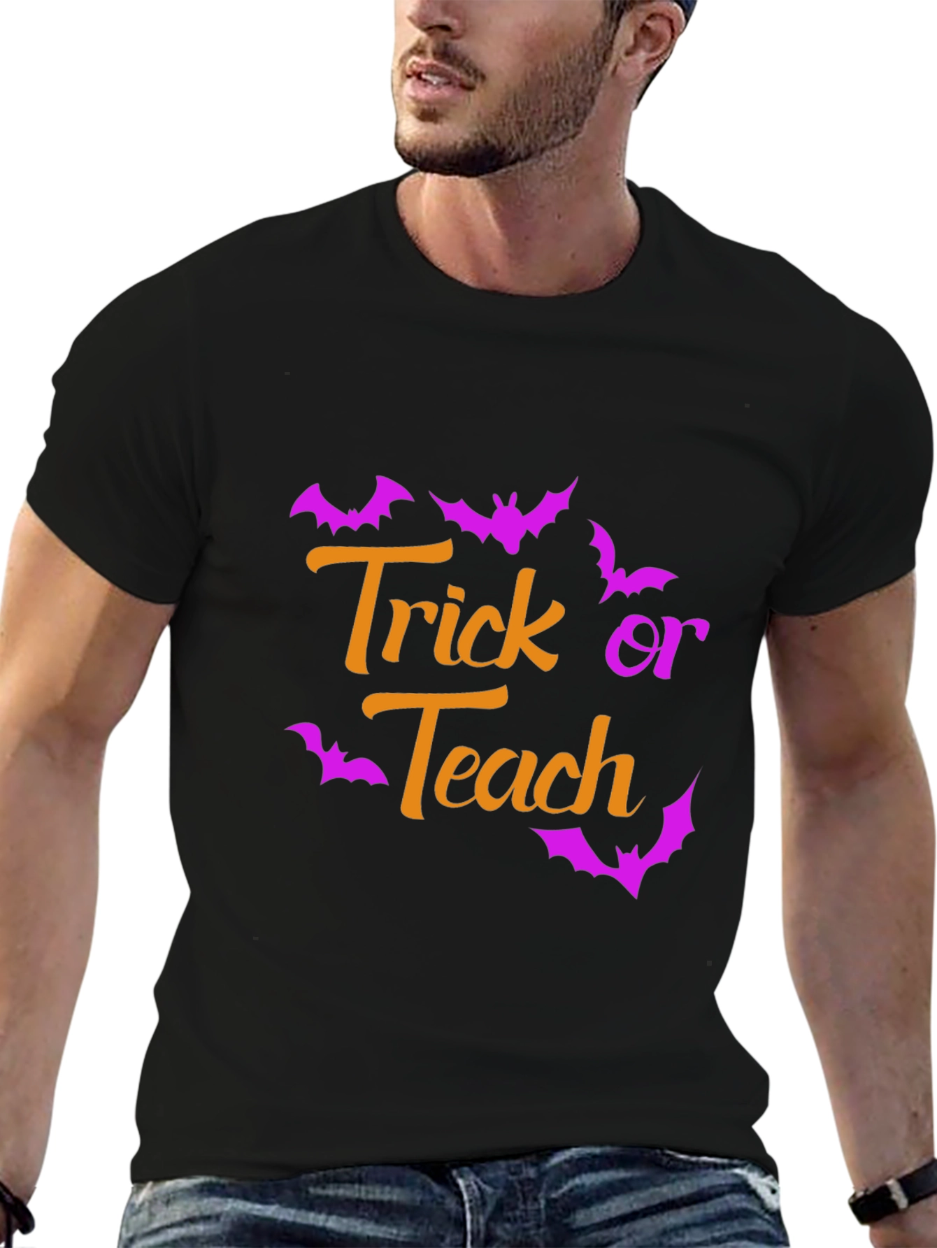 Trick or Teach Halloween Teacher T-Shirt