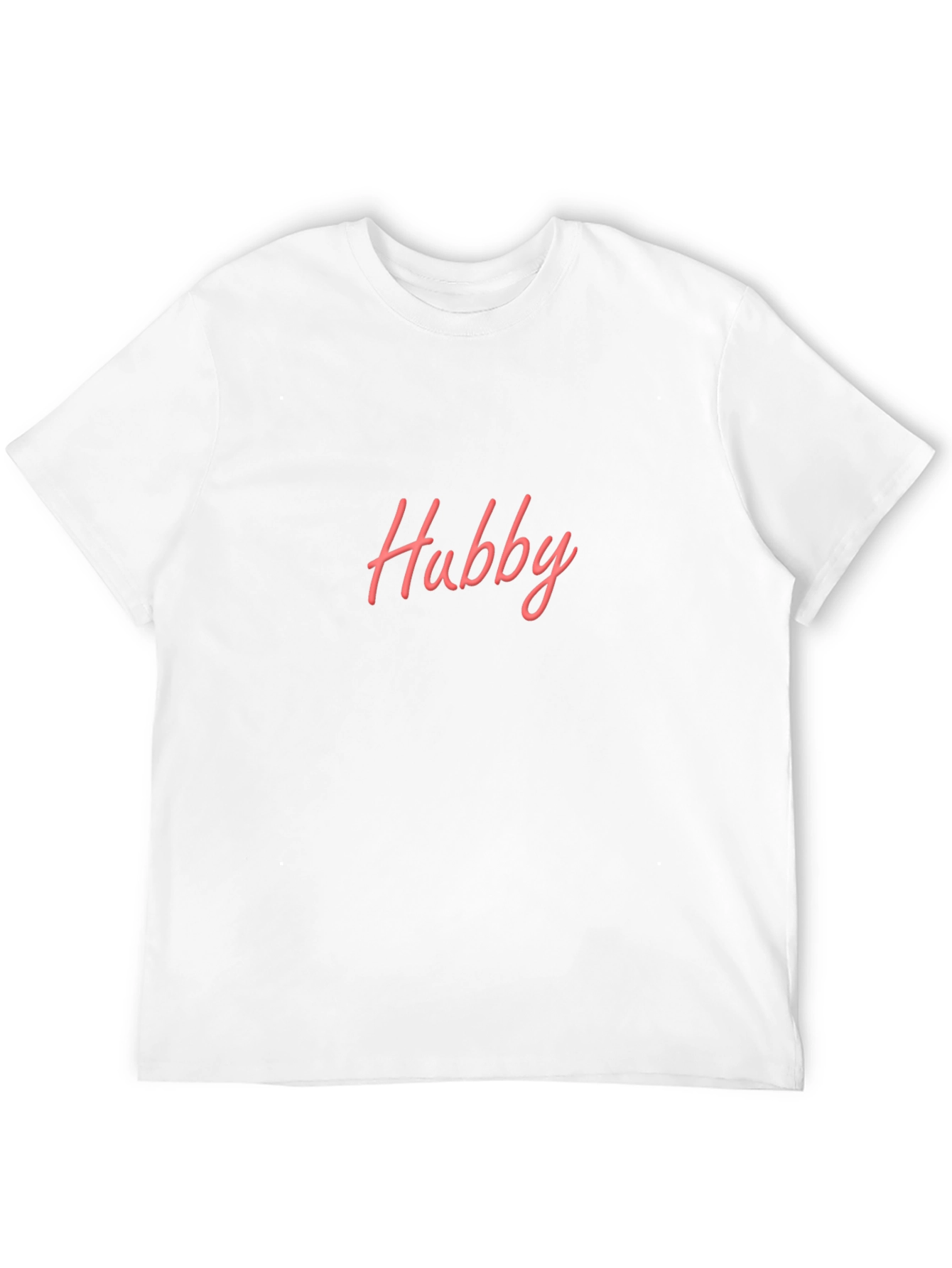 Hubby T-Shirt - Stylish Black Crew Neck