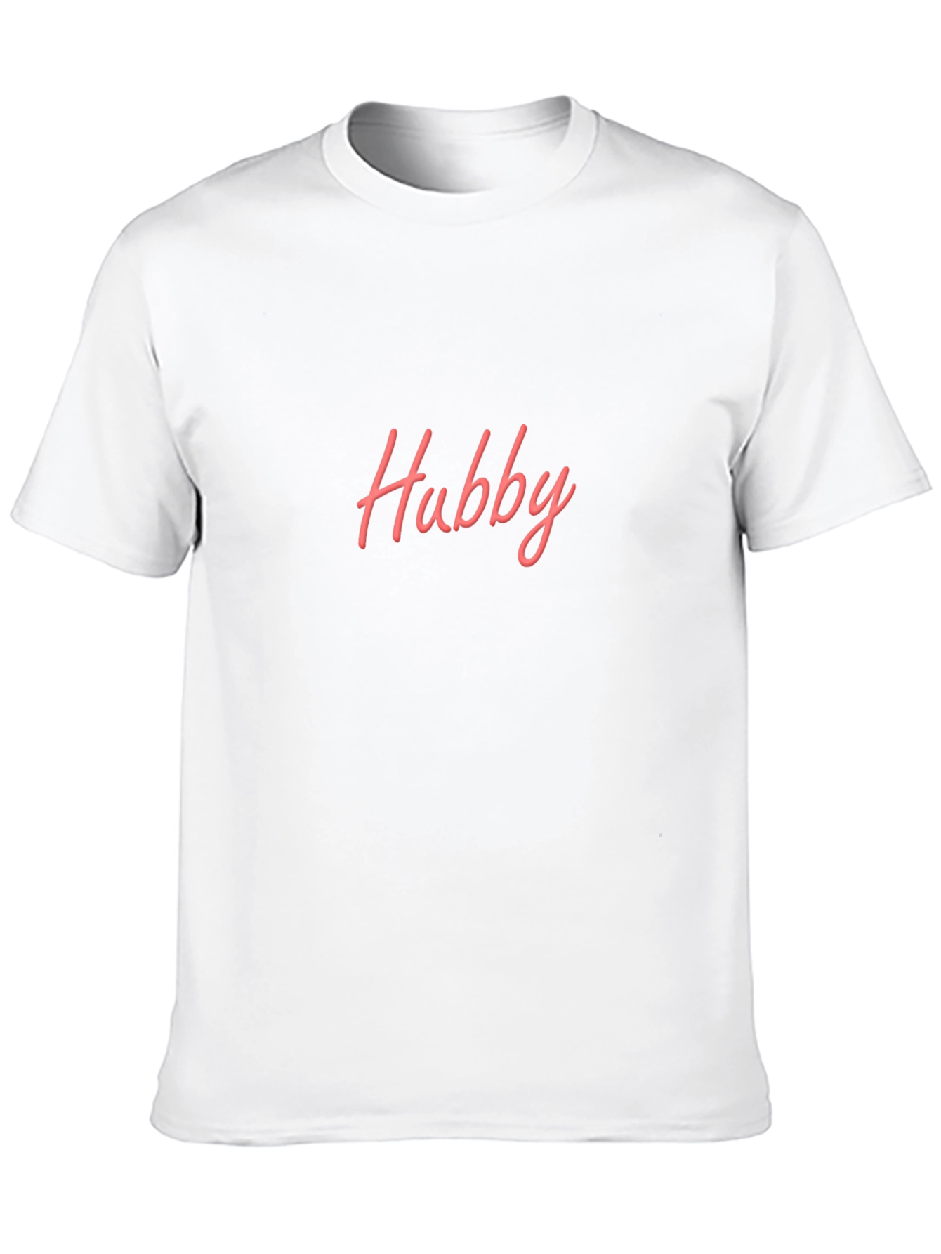 Hubby T-Shirt - Stylish Black Crew Neck