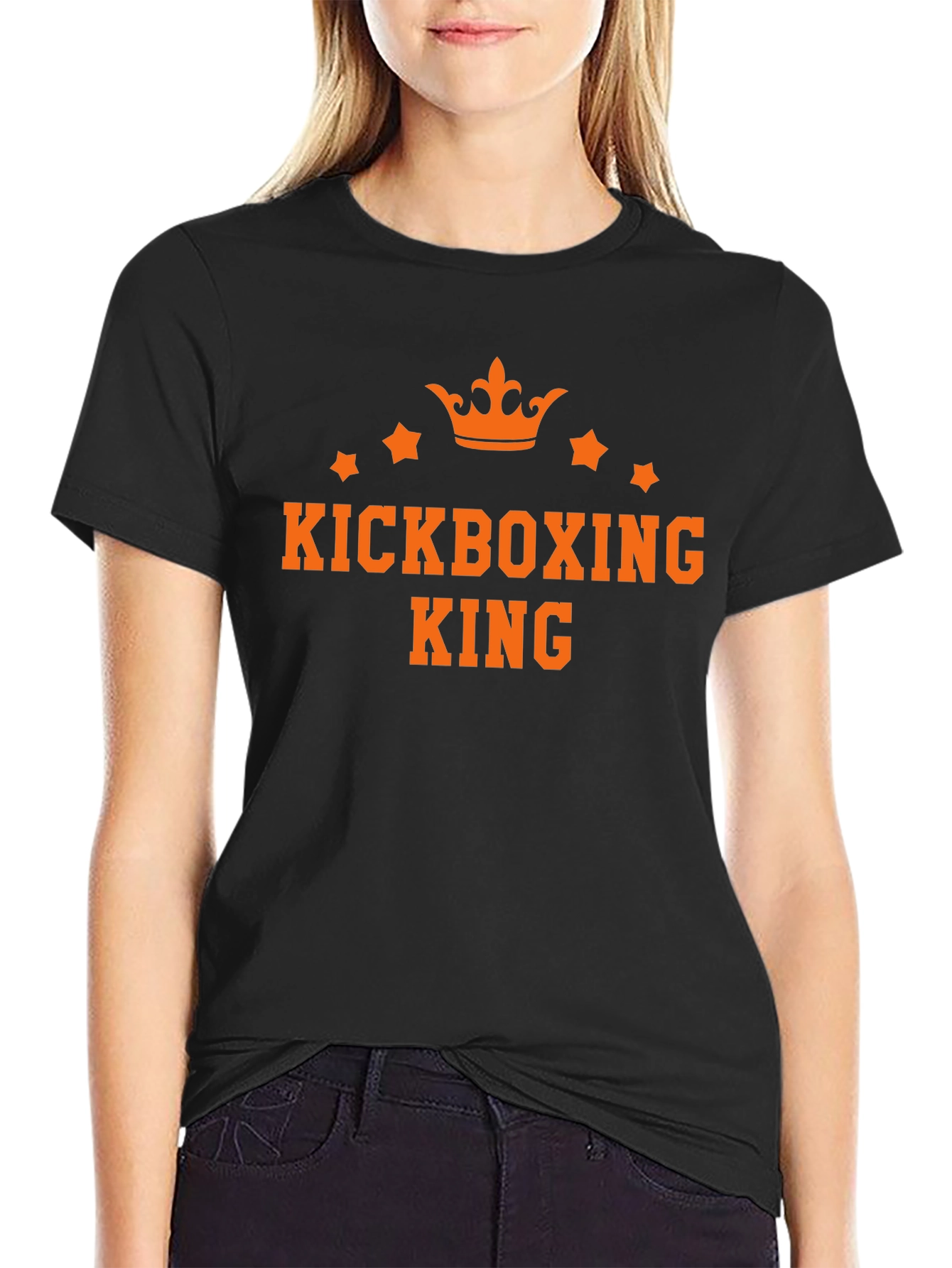 Kickboxing King Graphic Tee - Black