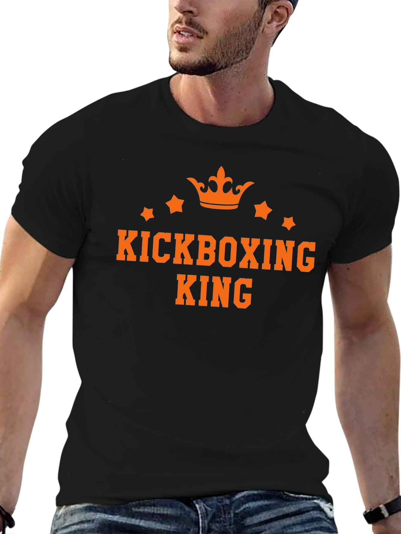 Kickboxing King Graphic Tee - Black