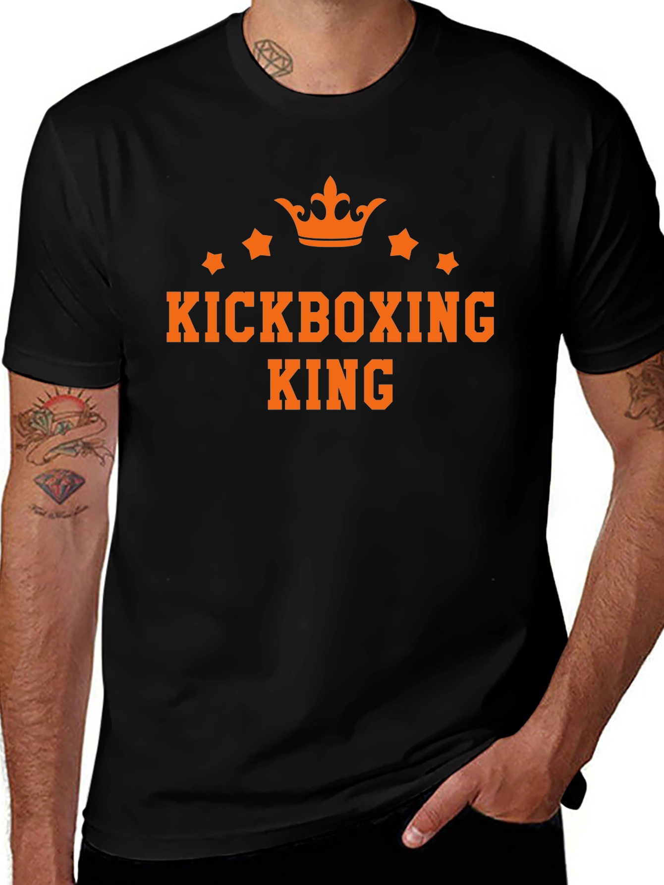 Kickboxing King Graphic Tee - Black