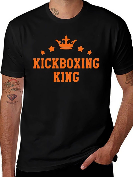 Kickboxing King Graphic Tee - Black