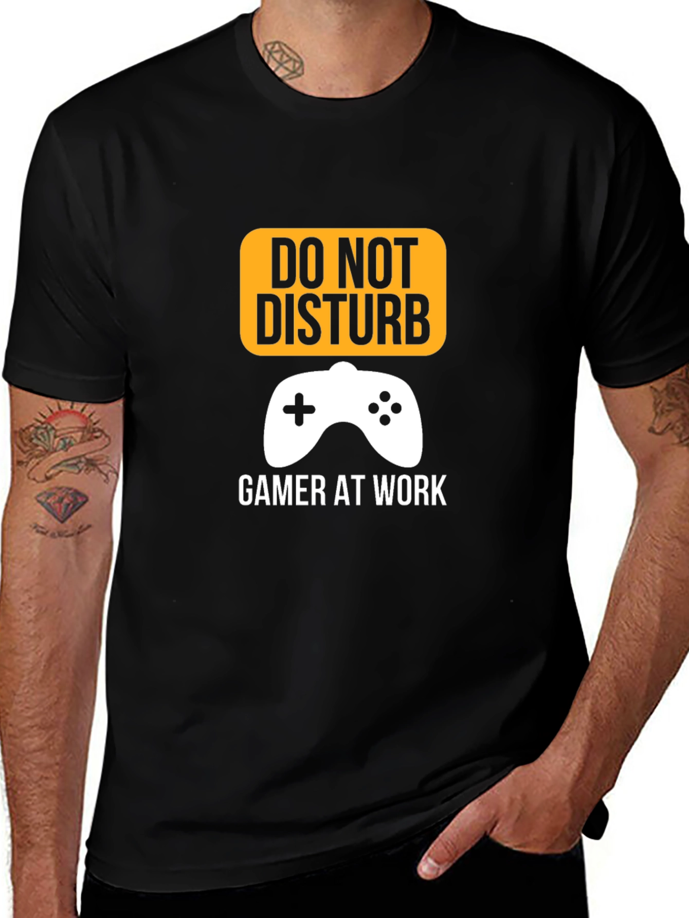 Do Not Disturb Gamer at Work Graphic T-Shirt