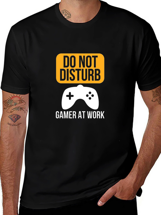 Do Not Disturb Gamer at Work Graphic T-Shirt