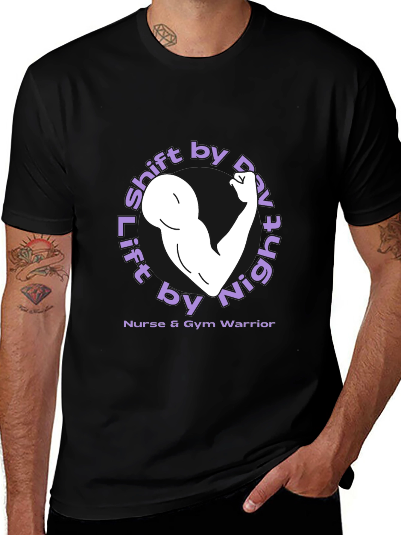 Lift by Night Nurse & Gym Warrior T-Shirt